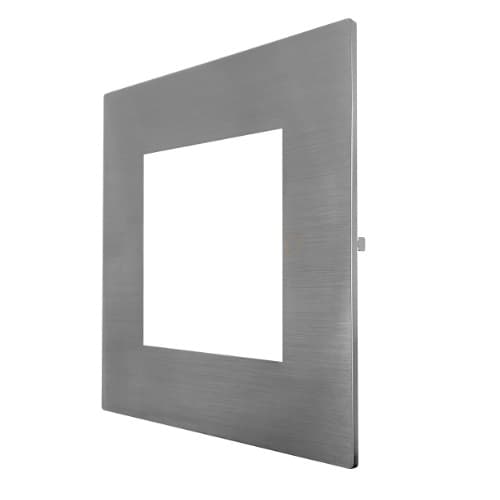 6-in Trim for SL-PNL Series Downlights, Square, Brushed Nickel