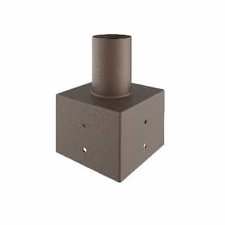 Tenon Square 4-in Pole Reducer to 2.36-in