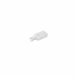 Live End Accessory for Linear Track Lights, White