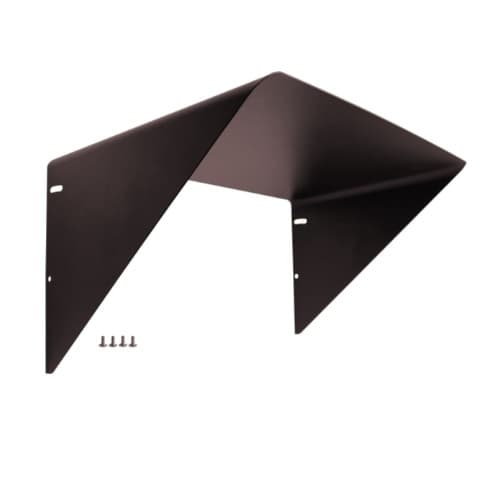 Cut Off Shield for WPF Series Wall Packs, Bronze