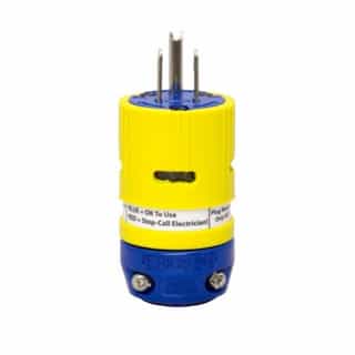 Ericson 15A Smart Monitor PermaLink Wiring Plug, NEMA 5-15, 1PH, 2P/3W, 125V 