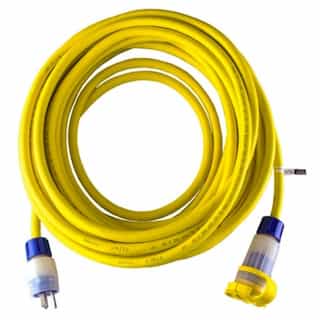 25-ft Extreme Perma-Tite, SOW, IP69K, 5-15P & 5-15C, 12/3 AWG