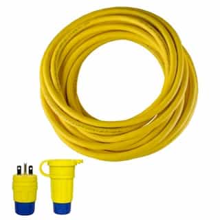 Ericson 25-ft Industrial Perma-Link, SOW, cULus, 6-15P & 6-15C, 14/3 AWG