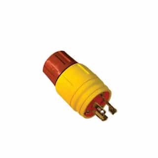 Small Perma-KLEEN Watertight Plug Sealing Cap, Yellow