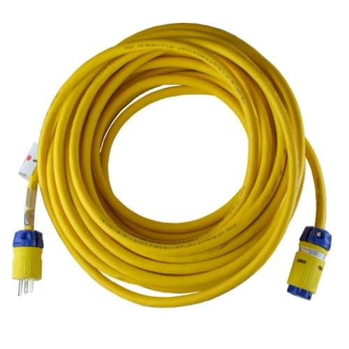50-ft Industrial Smart Monitor, Perma-Link, 5-15P & 5-15C, 16/3 AWG