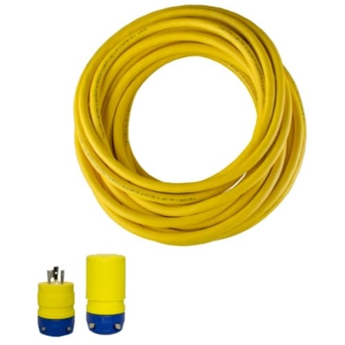 25-ft Industrial Perma-Link, SOW, L5-20P & L6-20C, 12/3 AWG
