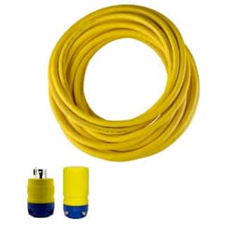 Ericson 50-ft Industrial Perma-Link, SOW, L7-20P & L7-20C, 12/3 AWG