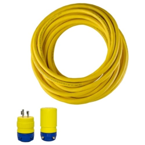 Ericson 100-ft Industrial Perma-Link, SOW, L15-20P & L15-20C, 12/4 AWG