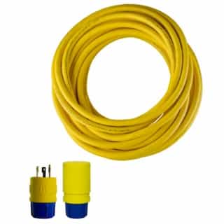 Ericson 50-ft Industrial Perma-Grip, SOW, L5-30P & L5-30, 10/3 AWG