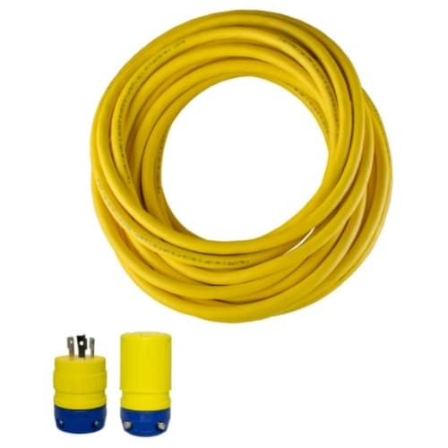100-ft Industrial Perma-Grip, SOW, L6-30P & L5-30C, 10/3 AWG