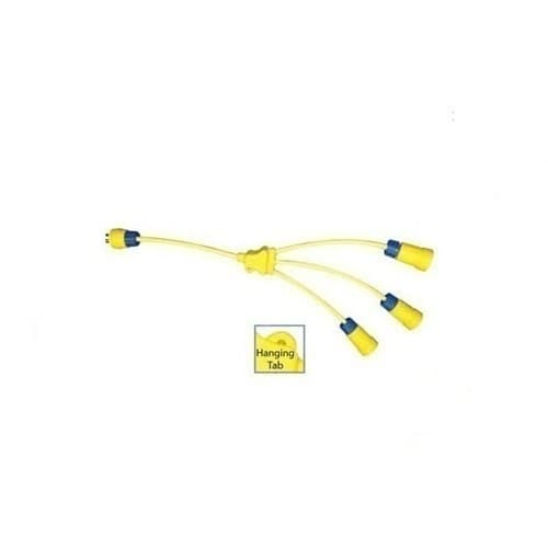 3-ft Power Cord w/ NEMA L5-20 W-Cord, 2310-PW6P & 2410-CW6P, 12/3, BLK