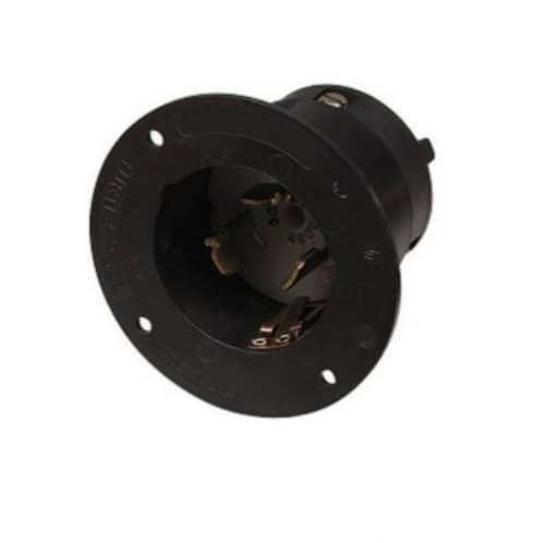 Ericson 3775 Commercial Inlet, CA Style, Locking 250V DC / 600V AC, 50A, BLK
