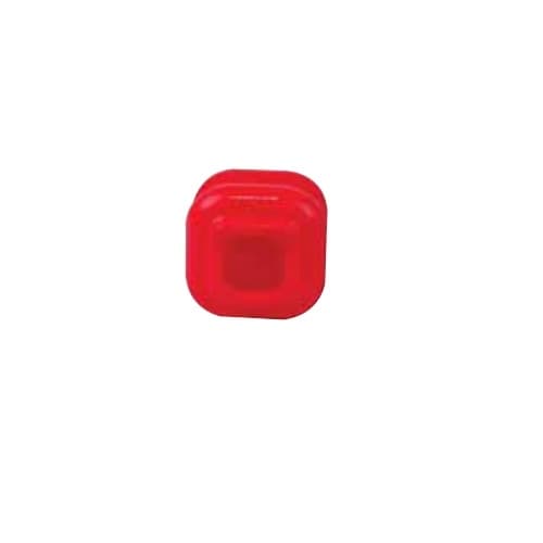 Button Cover Boot for Pendant Station, Red