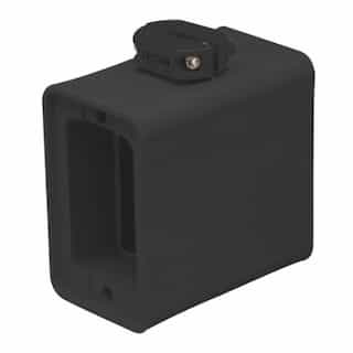 Ericson 1-Gang Outlet Box w/o Coverplates, Dual-Side, Deep, Black