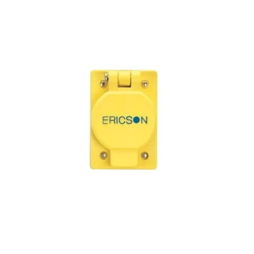 Ericson 4-Wire Receptacle, 125/250V, 50A