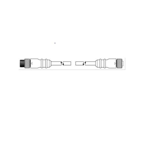 Ericson 60-ft MicroSync Dual Key, M / F Straight, Double End, 4-Pole, 22 AWG
