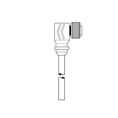 6.6-ft MicroSync Single Key, F9, 3-Pole, 22 AWG