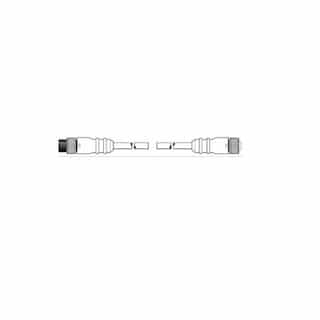 13.1-ft MicroSync Double Key, M / F Straight, Double End, 4-Pole, 22AWG