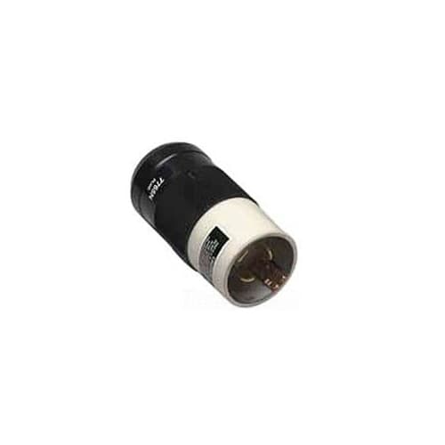 6361 Commercial Plug, CA Style, Locking, 125V, 50A, Black