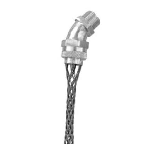 Deluxe Cord Grip, 45 Degree, Cable Diameter .87 - 1.00, 1.25-in NPT