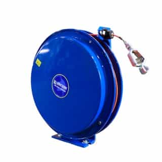 100-ft Static Discharge Reel w/ Ground Clamp & EZ Recoil, Galvanized