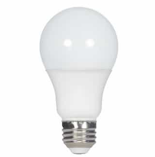 10W LED A19 Lamp, Dimmable, Damp, 850 lm, 120V, 5000K, Frosted