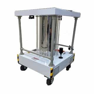 240W Low Profile UV-C Perma-Kleen Cart, 260 Degrees, 120V, 8A
