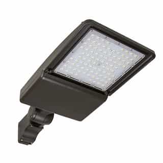110W LED Area Light, T3, 4-in Fixed Direct Mount, 120V-277V, 3K, GRY