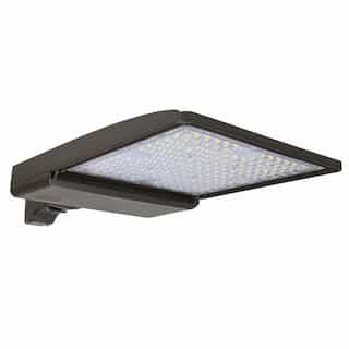 200W LED Area Light, T3, 4-in Fixed Direct Mount, 120V-277V, 3K, GRY