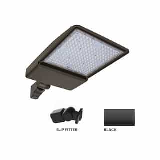 ESL Vision 250W LED Shoebox Area Light w/ Slip Fitter Mount, 0-10V Dim, 38043 lm, 3000K, Black