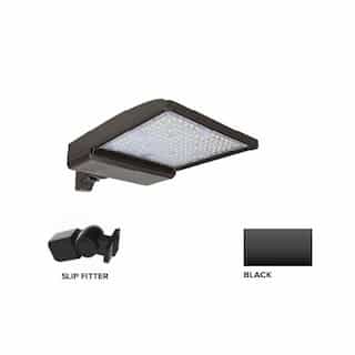 250W LED Shoebox Area Light w/ Slip Fitter Mount, 0-10V Dim, 42159 lm, 5000K, Black