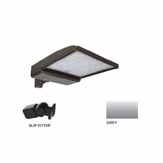 250W LED Shoebox Area Light w/ Slip Fitter Mount, 0-10V Dim, 42159 lm, 5000K, Grey