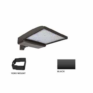 ESL Vision 250W LED Shoebox Area Light w/ Yoke Mount, 0-10V Dim, 480V, 42159 lm, 5000K, Black