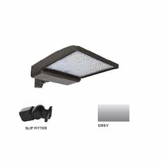 ESL Vision 250W LED Shoebox Area Light w/ Slip Fitter Mount, 0-10V Dim, 480V, 42159 lm, 5000K, Grey