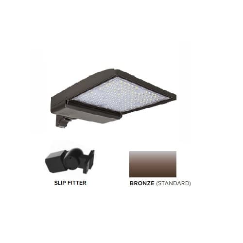 ESL Vision 320W LED Shoebox Area Light, Slip Fitter Mount, 480V, 0-10V Dim, 48643lm, 5000K, Bronze
