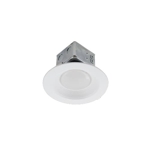 ESL Vision 5.35-in 10W Round LED Commercial Downlight, Dimmable, 660 lm, 120V, 5000K, White