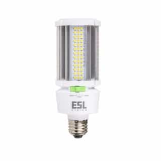 ESL Vision 9/12/18W LED Corn Bulb, E26, 2615 lm, 120V-277V, CCT Selectable
