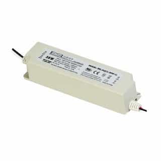 36W LED Driver w/ Single Output, Non-Dimmable, 100-277V, .77 Amp, AC/DC