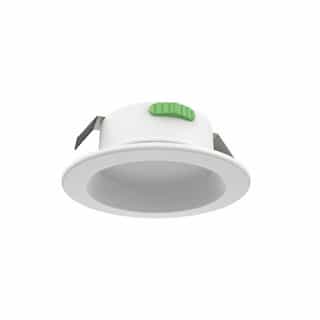 4-in 10W LED Downlight, Baffled, Dimmable, 120V, CCT Selectable, White