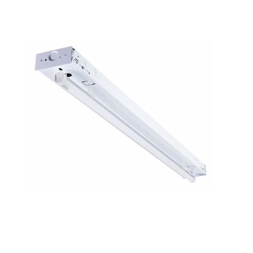 4-ft 30W LED Wide Body Strip Light, 4040 lm, 120V-277V, 4000K, White