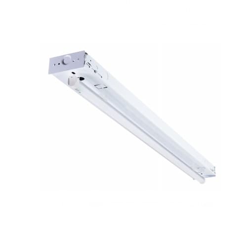 8-ft 30W LED Wide Body Strip Light, 4031 lm, 120V-277V, 5000K, White