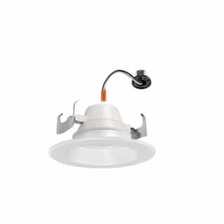 ETi Lighting 6-in 17W Downlight, Dimmable, 1100 lm, 120V, Selectable CCT, White