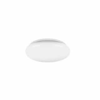 12-in 16W LED Flush Mount Ceiling Light, 0-10V Dimmable, 1000 lm, Selectable CCT