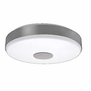 ETi Lighting 15-in 28W LED Flush Mount Ceiling Light w/ Bluetooth Speaker, Dimmable, Selectable CCT