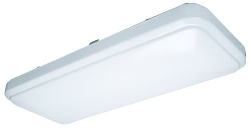 ETi Lighting 40W 1 X 4 Linear LED Flushmount Ceiling Fixture, Dimmable, 4000K
