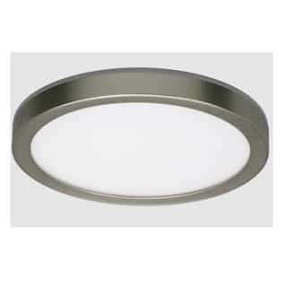 7.5-in LED Ceiling Light, Nightlight, 3-CCT Selectable, Brushed Nickel