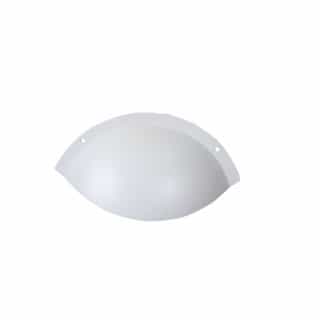 ETi Lighting 10" Shorebreaker Outdoor Decorative Light Guard, Half Round, White