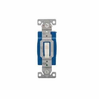 Eaton Wiring 15 Amp 3-Way Toggle Switch, Single-Pole, #14-10 AWG, 120-277V, Almond