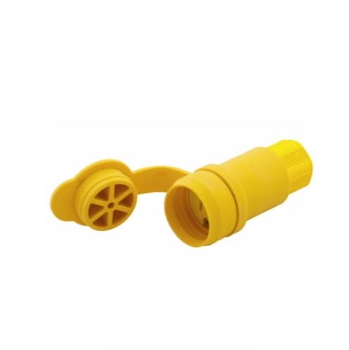 20 Amp Watertight Connector, Yellow