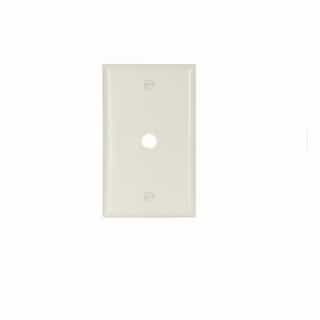 Eaton Wiring 1-Gang Thermoset Telephone & Coaxial Wallplate, Almond